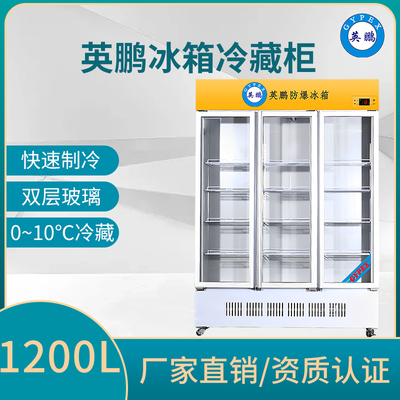英鹏冰箱冷藏柜立柜式1200L