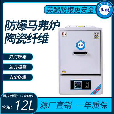 陶瓷纤维防爆马沸炉温控范围≤1600°C容积：12L