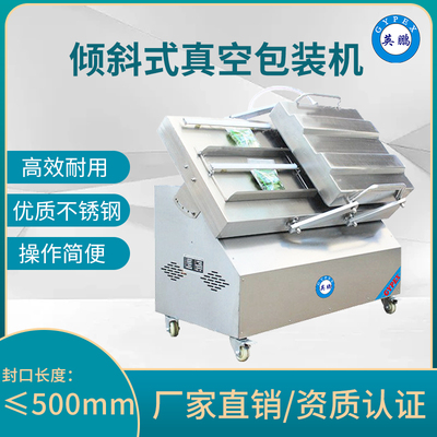 山东防爆倾斜式真空包装机，EXBZ-800-500KX