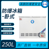 油漆厂卧式防爆冰箱250L