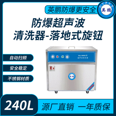 防爆超声波清洗器落地式旋钮KQ-3000E