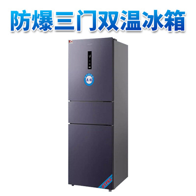 化学化工英鹏双门双温防爆冰箱250L