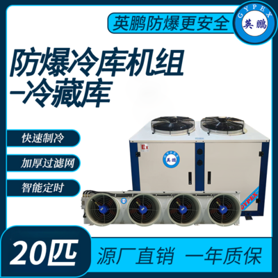 防爆冷库机组-冷藏库20匹