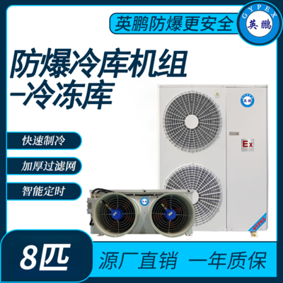 防爆冷库机组-冷冻库8匹